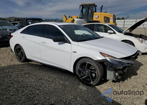 2023 Hyundai Elantra N Line из США, поврежденный, VIN KMHLR4AF4PU430562